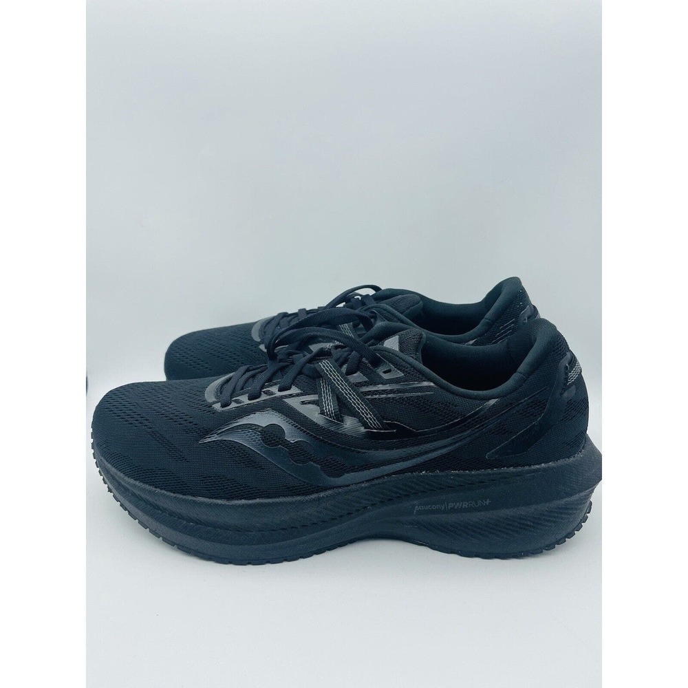 Saucony Triumph 20 Men’s Size 10 Running Shoes Black/black